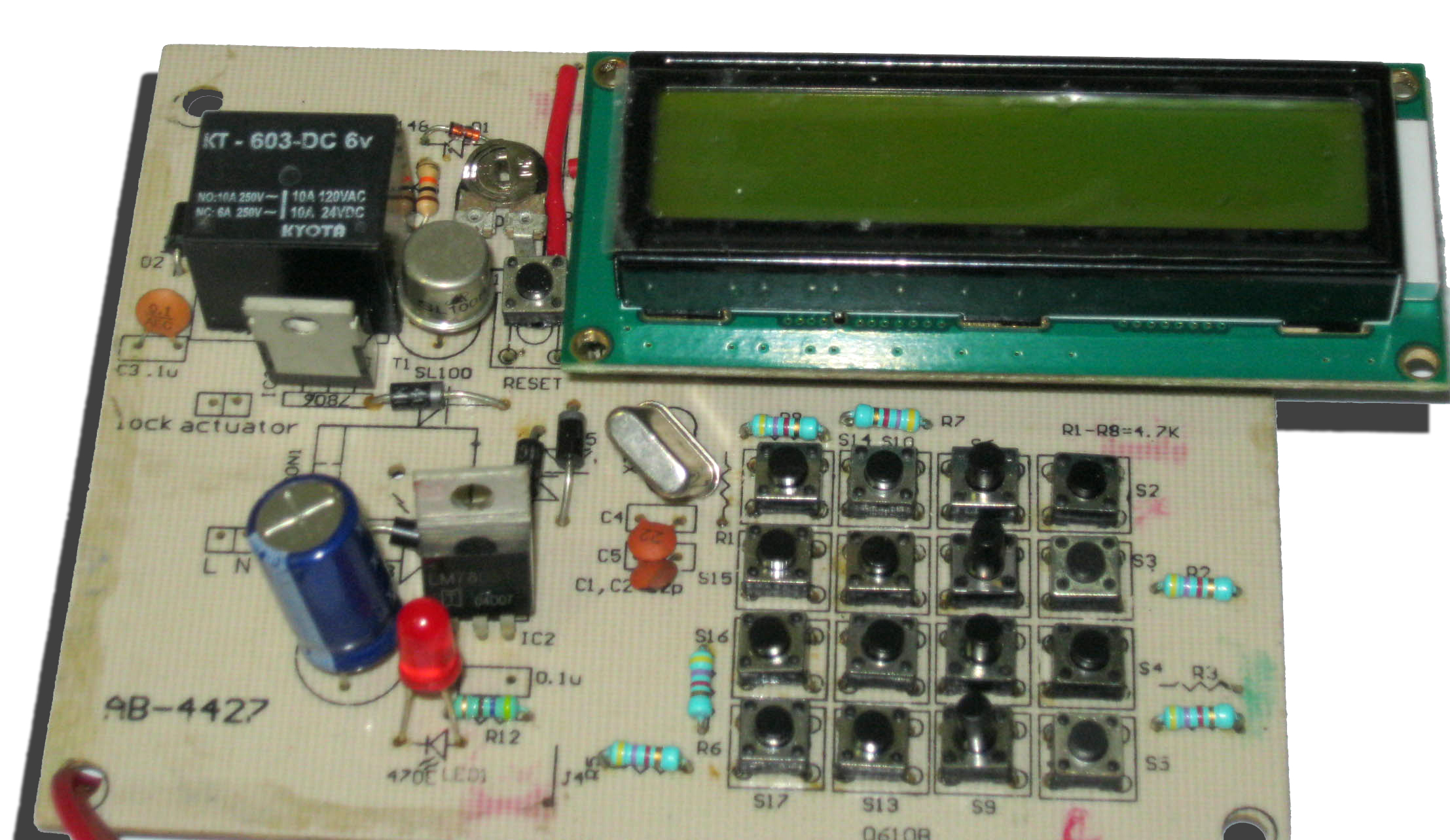 PIC Microcontroller Based Electronic Lock
